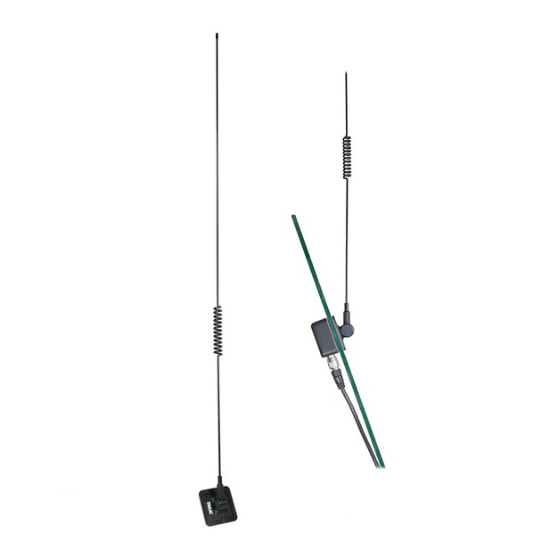 Tram 25 Mhz To 1 300 Mhz Scanner Glass mount Antenna With Rg58 u Cable And Bnc Connector