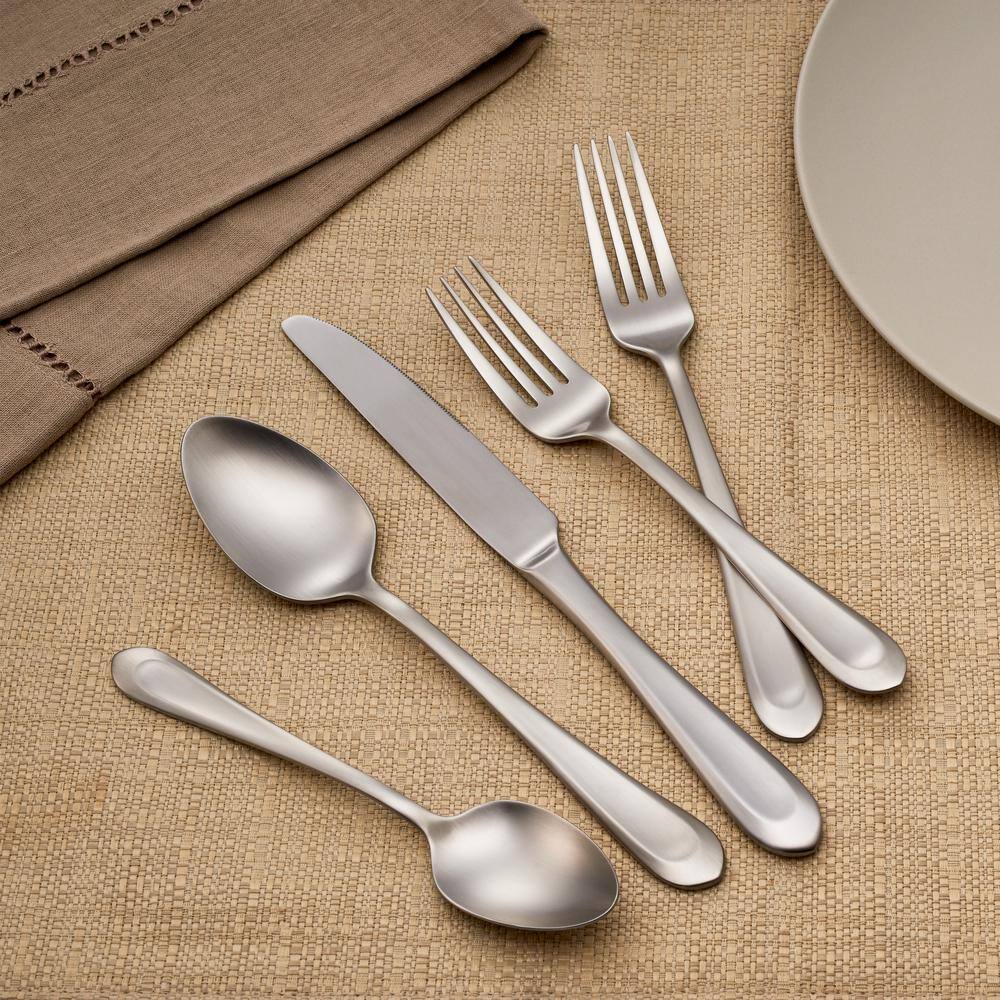 HAMPTON SIGNATURE 20-Piece Alessi 180 Stainless Steel Flatware Set (Service for 4) 244B020HFN