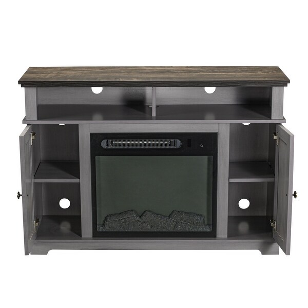 48 in. TV Stand Console for TVs up to 55 in. with Electric Fireplace - 48