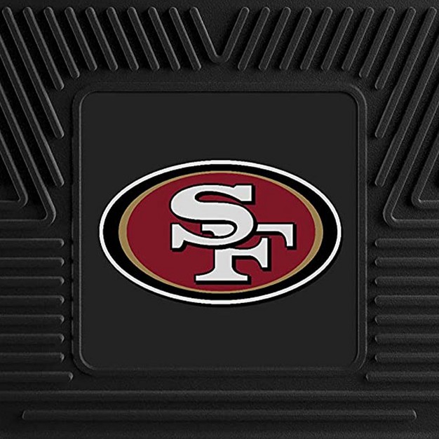 Fanmats 27 X 17 Inch Universal Fit All Weather Protection Vinyl Front Row Floor Mat 2 Piece Set For Cars Trucks And Suvs San Francisco 49ers