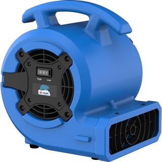 B-Air 18 HP Air Mover Carpet Dryer Floor Blower Fan for Home Use in Blue BA-VP-15-BL