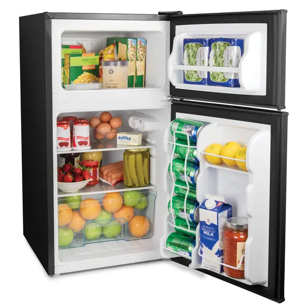 Igloo 3.2 cu ft Double Door Fridge with Freezer