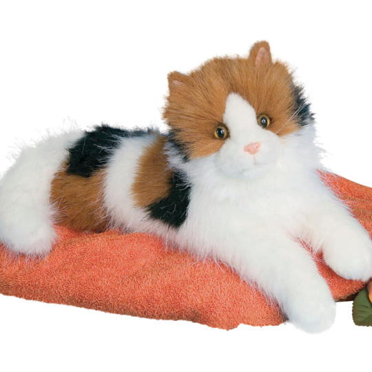 S S Worldwide Plush Calico Cat