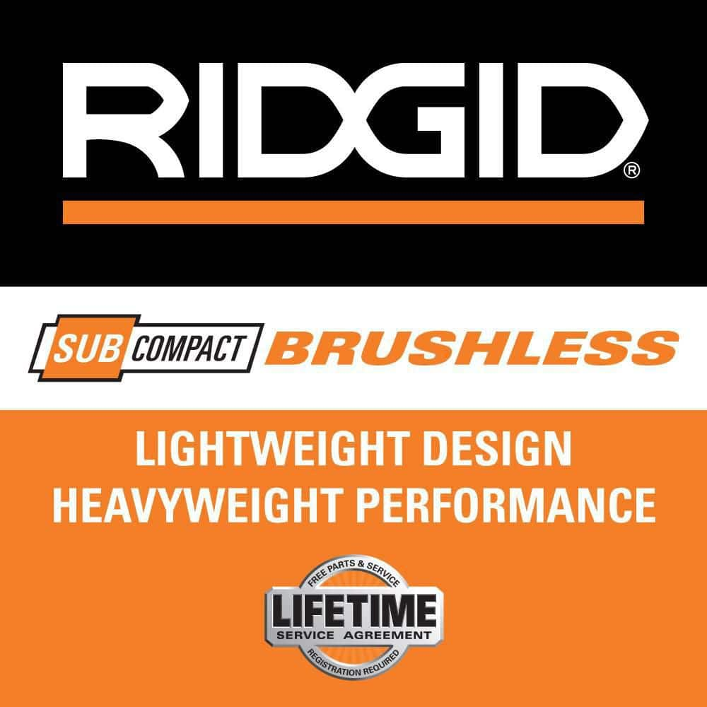 RIDGID 18V SubCompact Brushless Cordless 3 in. Multi-Material Saw (Tool Only) with (3) Cutting Wheels R87547B