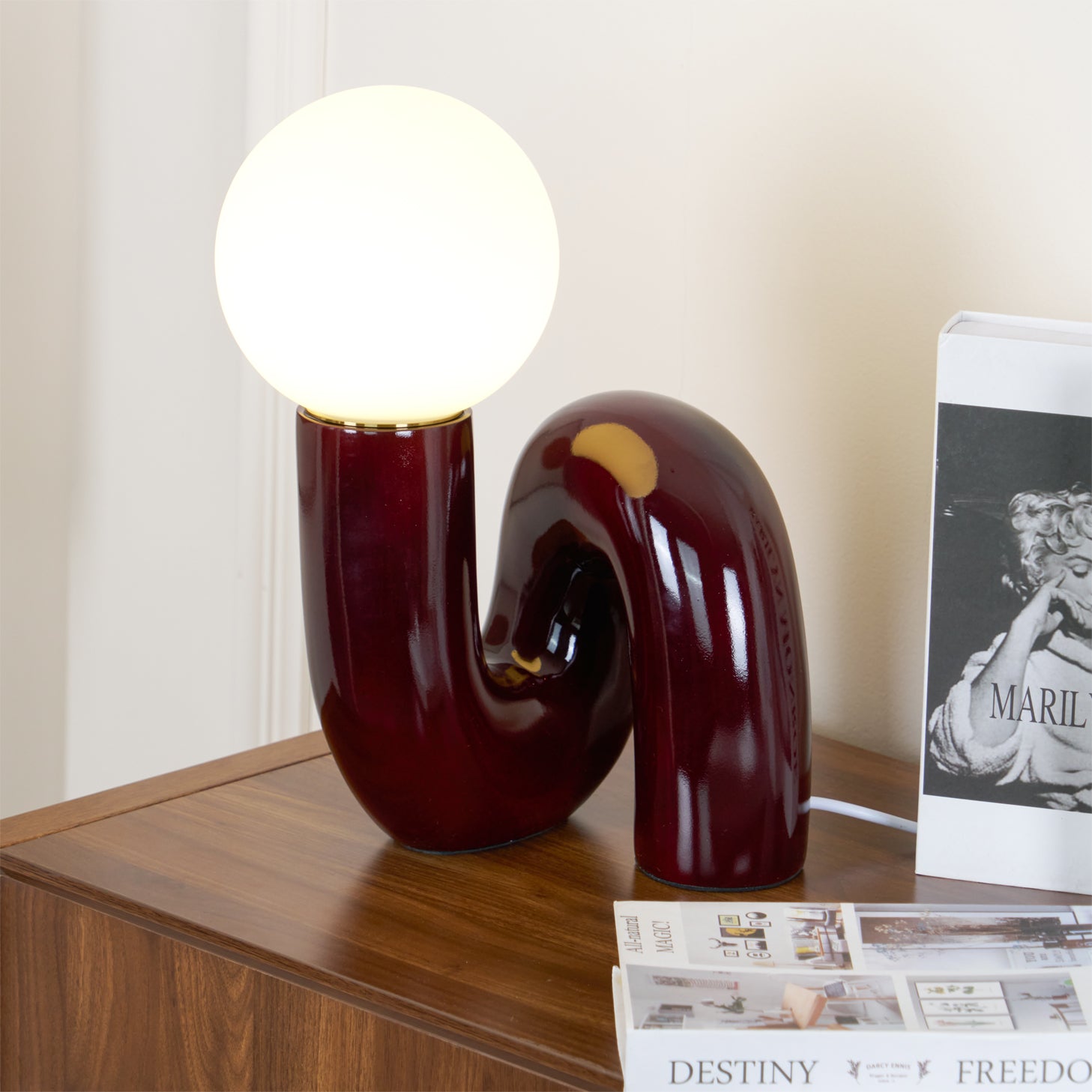 Playful N Shape Table Lamp