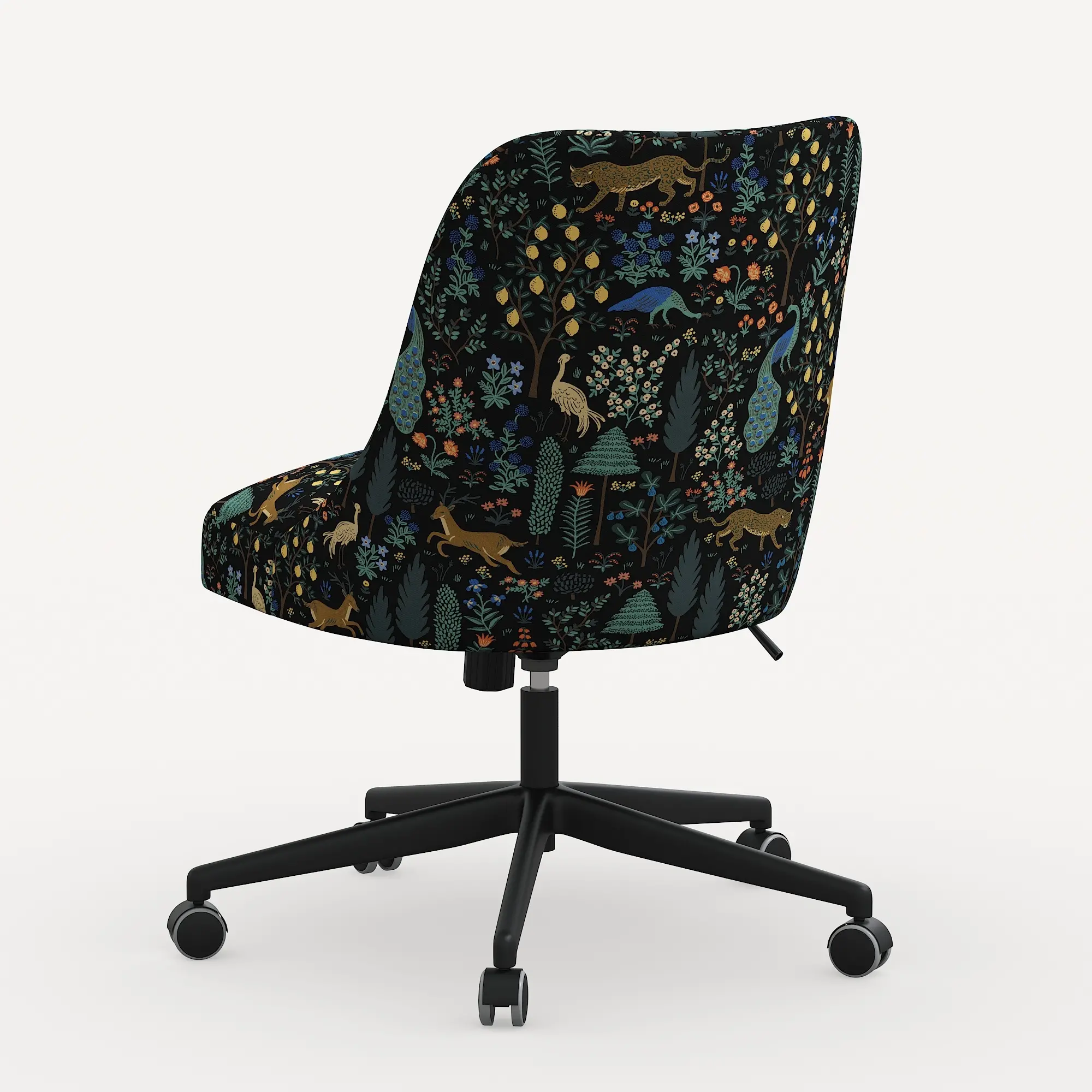 Rifle Paper Co. Oxford Menagerie Black Office Chair