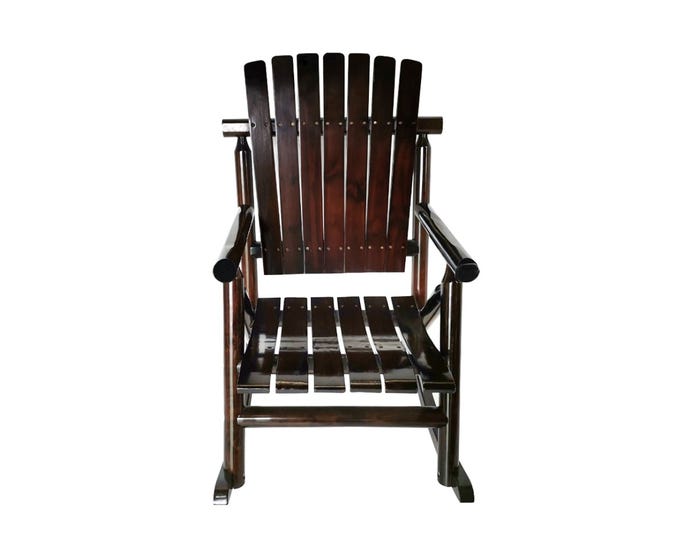 Maple Ridge Treated Log Rocker - 89-620-0204