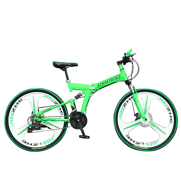 Bicycle supplier foldable frame full suspension cycle mountainbike folding mountain bike bicycle 26 inch cycle