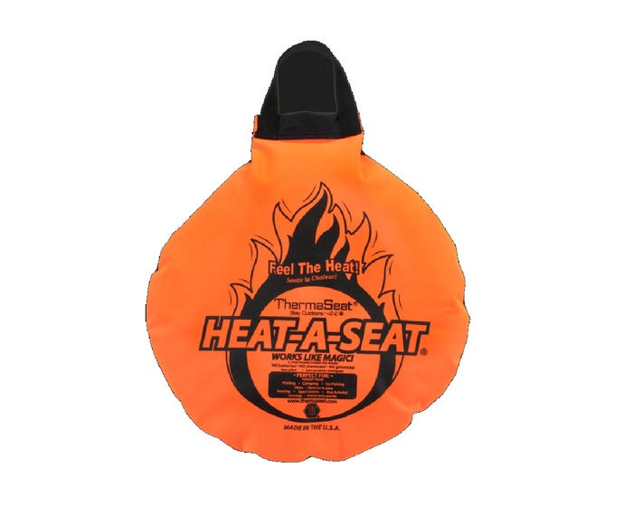 Heat-A-Seat Black and Orange Nylon - C303