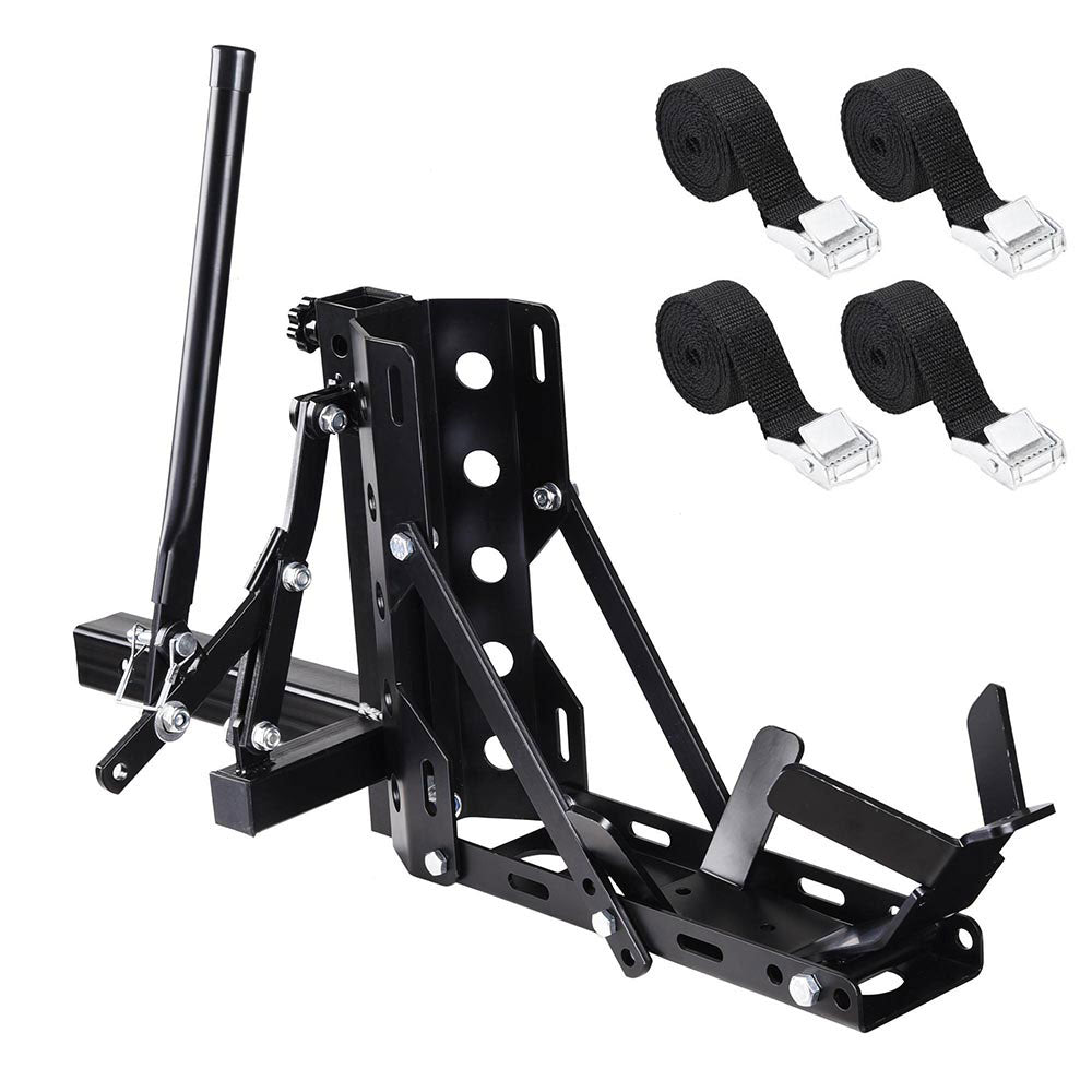 Yescom 800lbs Motorcycle Trailer Hitch Carrier & 2