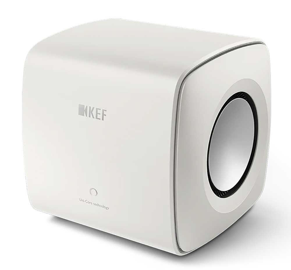 KEF KC62 Mineral White Subwoofer