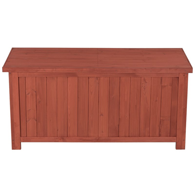 Leisure Season Deck Storage Box, Medium Brown