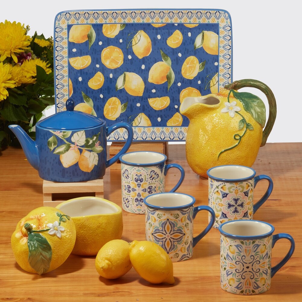 Certified International Lemonade Teapot 10.25\