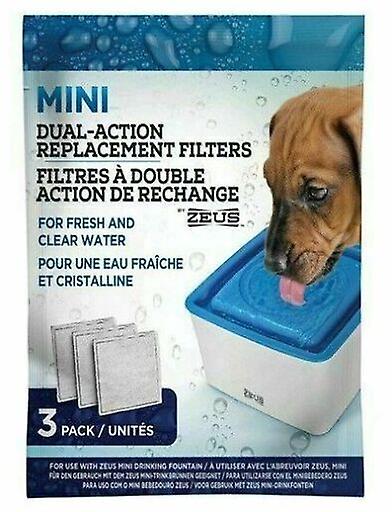 Zeus 3-Piece Mini Fountain Drinking Bowl Refill