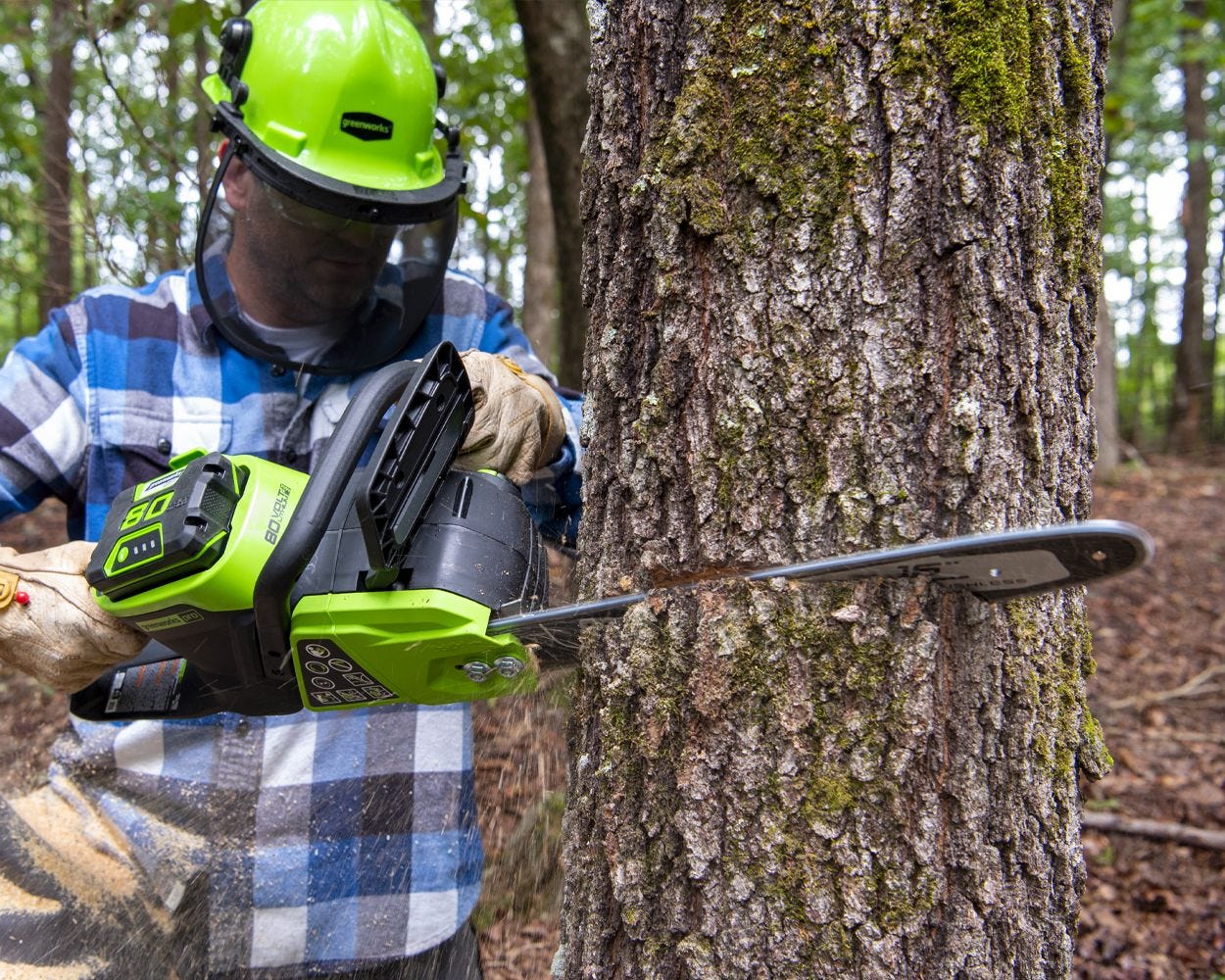 80V 16-Inch Cordless Chainsaw  Battery | Greenworks Tools