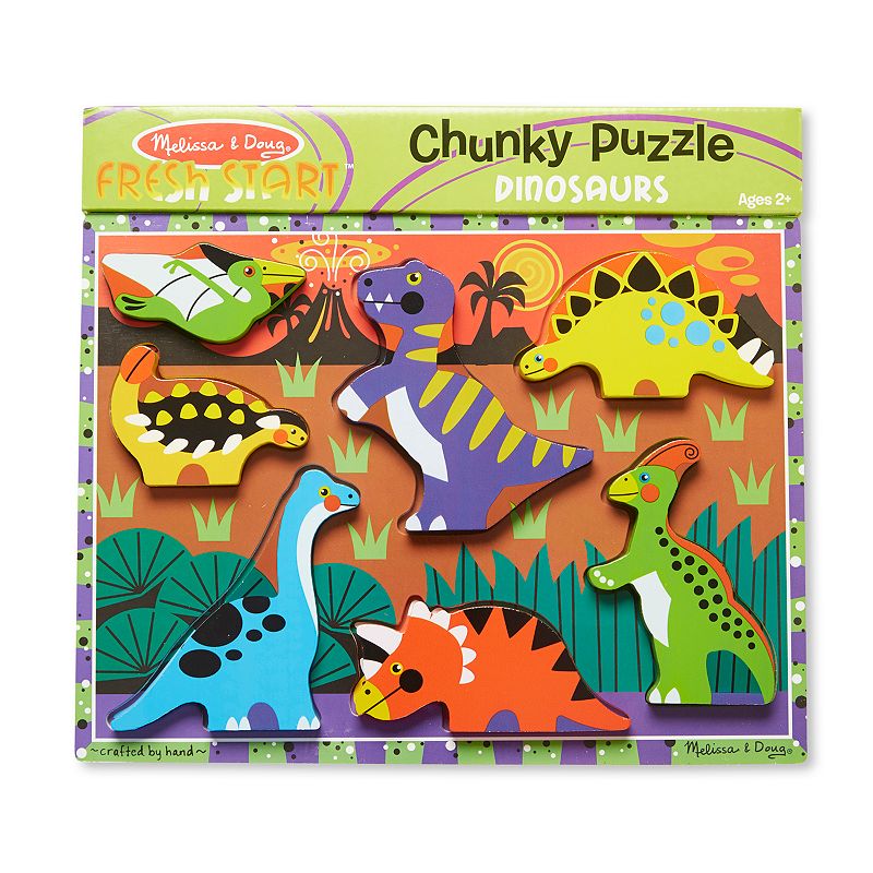 Melissa and Doug Dinosaurs Chunky Puzzle