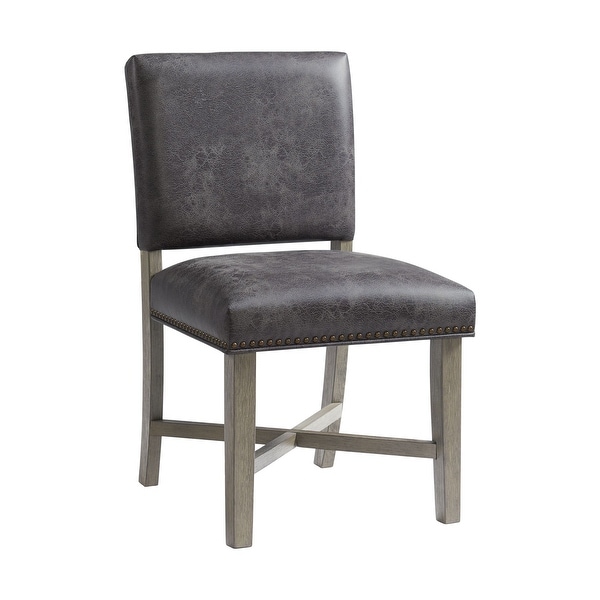 Picket House Furnishings Modesto Dining Side Chair Set in Grey