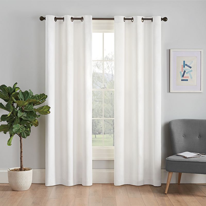 eclipse Microfiber Blackout 1-Panel Window Curtain