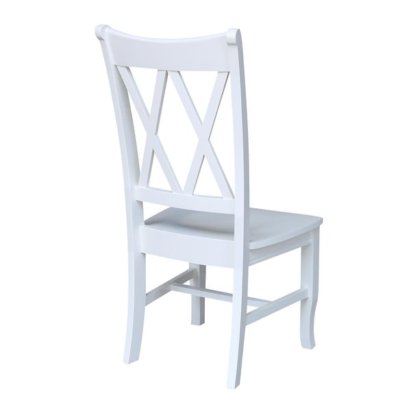 Double XX Solid Wood Chairs - Set of Two