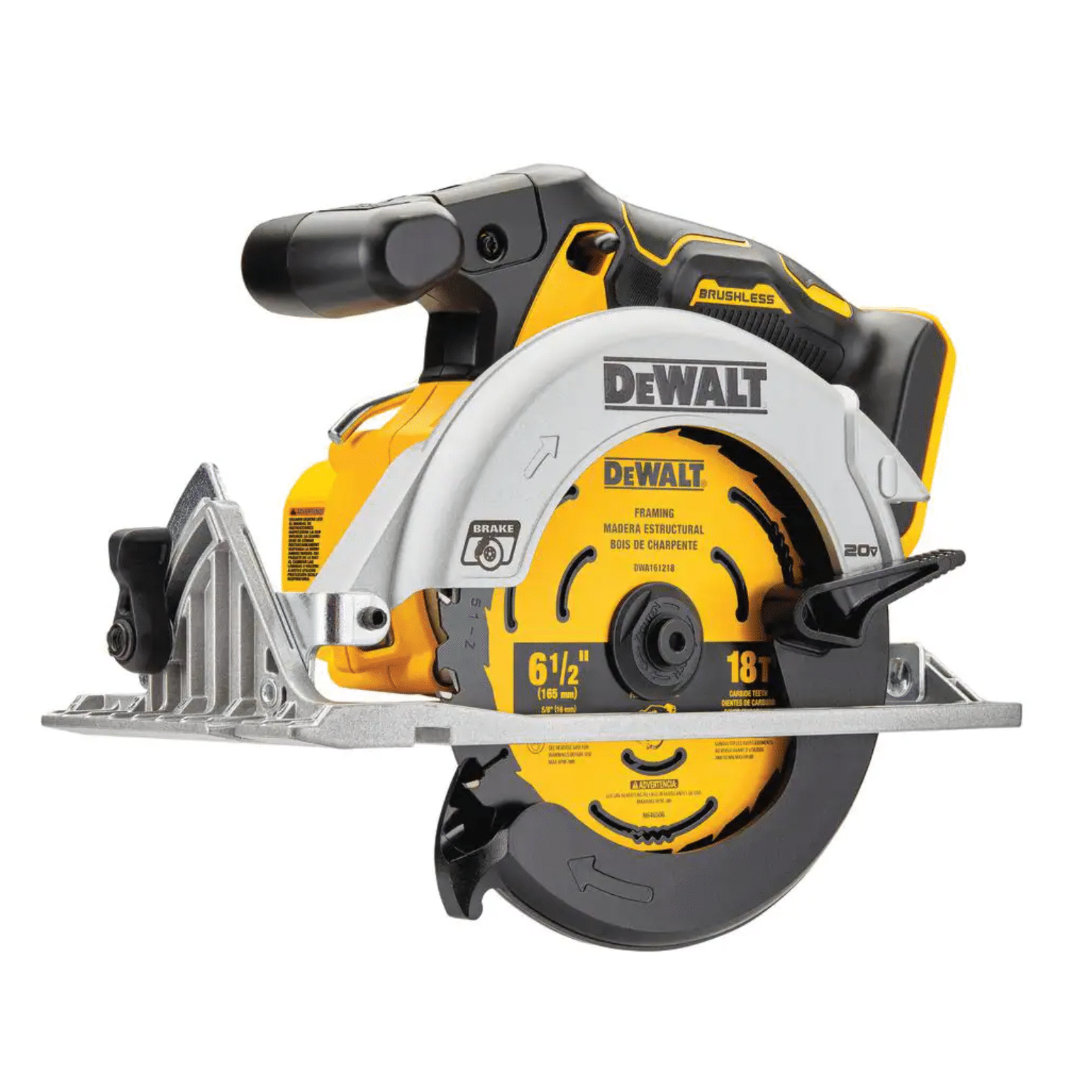 Dewalt 20-Volt Max Cordless Brushless 6-1/2 in. Circular Saw， Tool-Only (DCS565B)