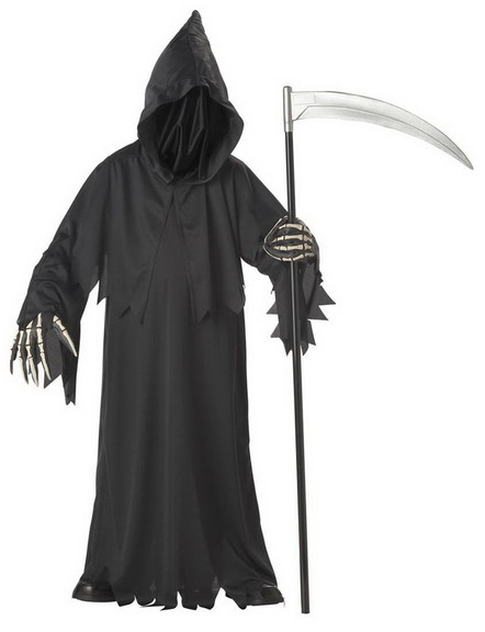 California Costumes Grim Reaper Deluxe Costume Chi...