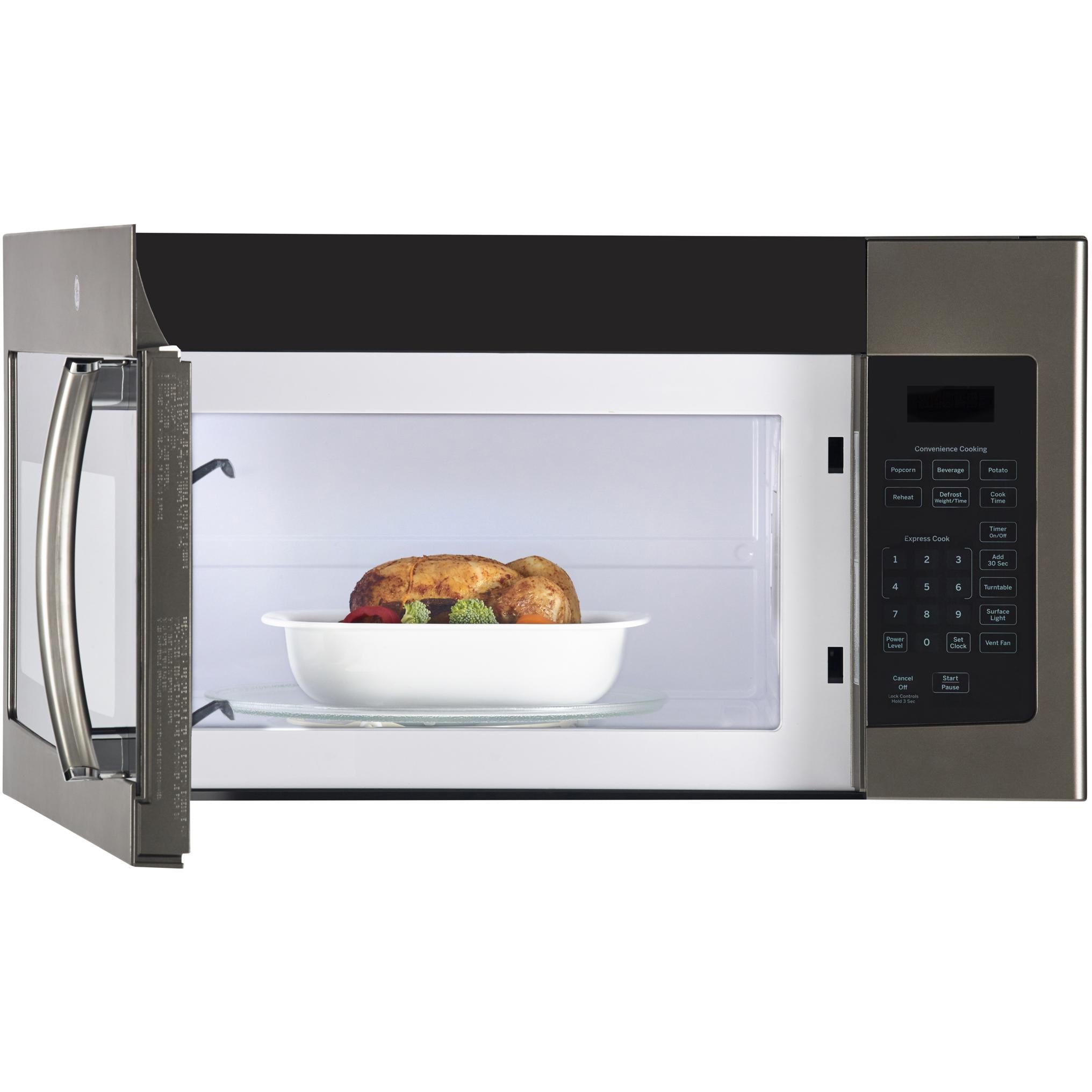 GE 30-inch, 1.6 cu. ft. Over-the-Range Microwave Oven JVM1635SLJC