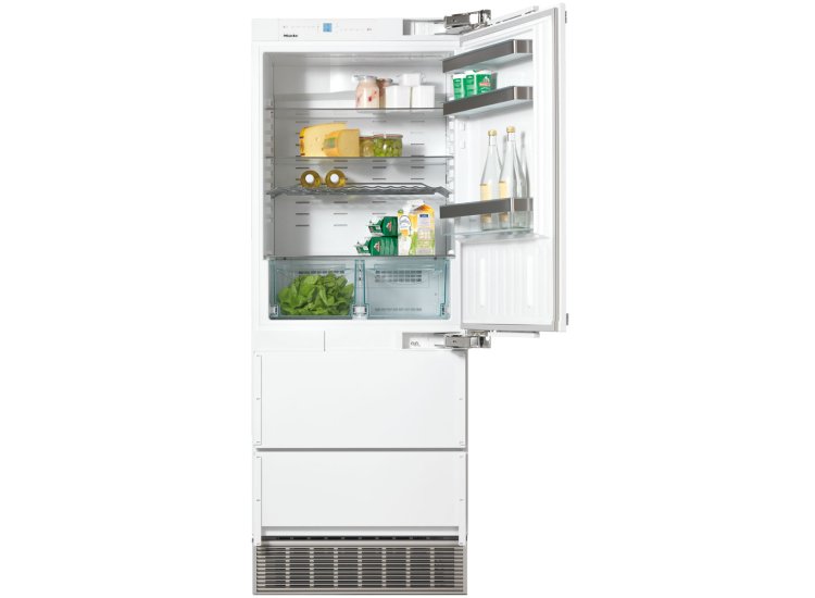 Miele KFN 9859 IDE RE PerfectCool 30-Inch Right-Hinge Bottom Mount Refrigerator in Panel-Ready