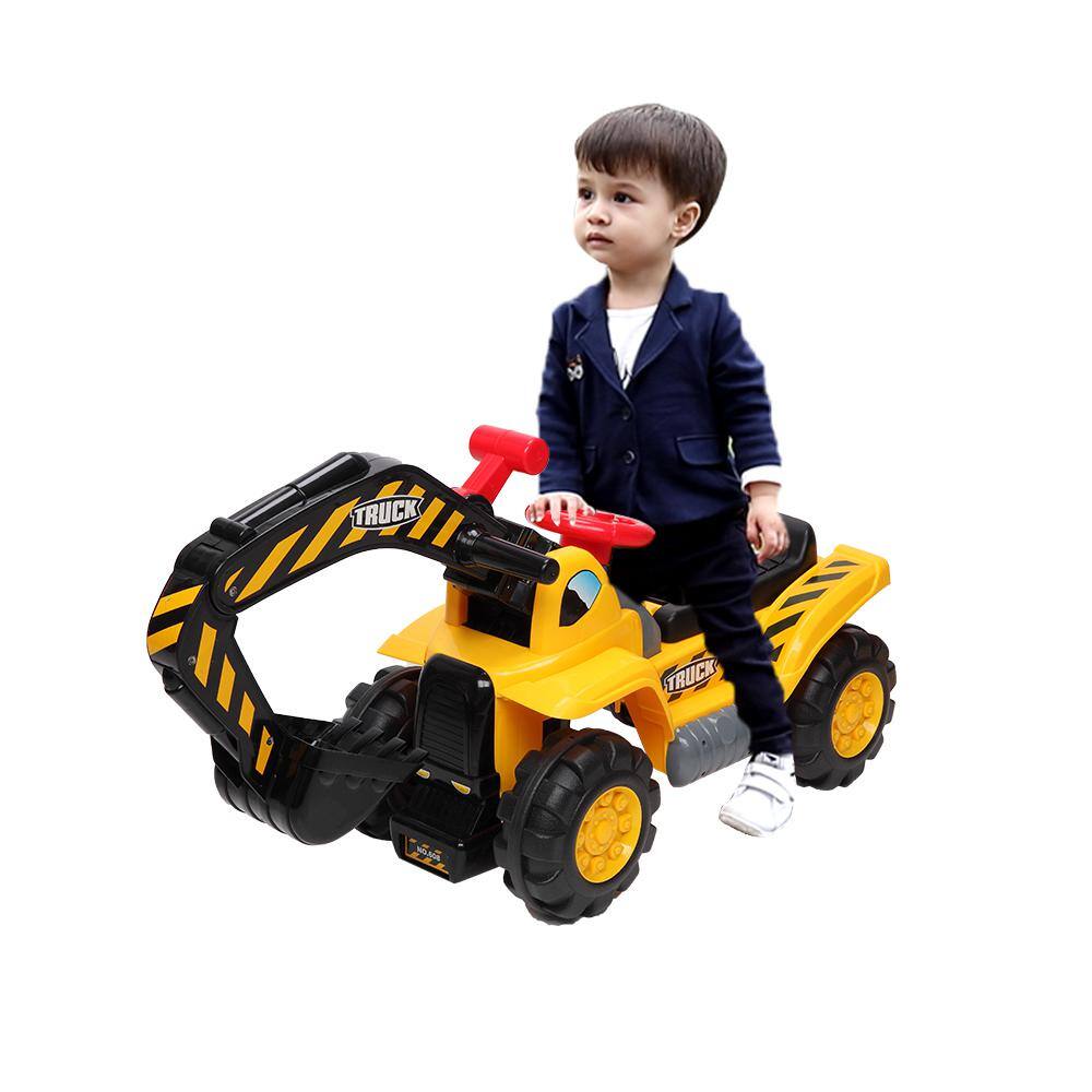 Winado Kids Ride On Excavator Outdoor Digger Truck Toy 849333561792