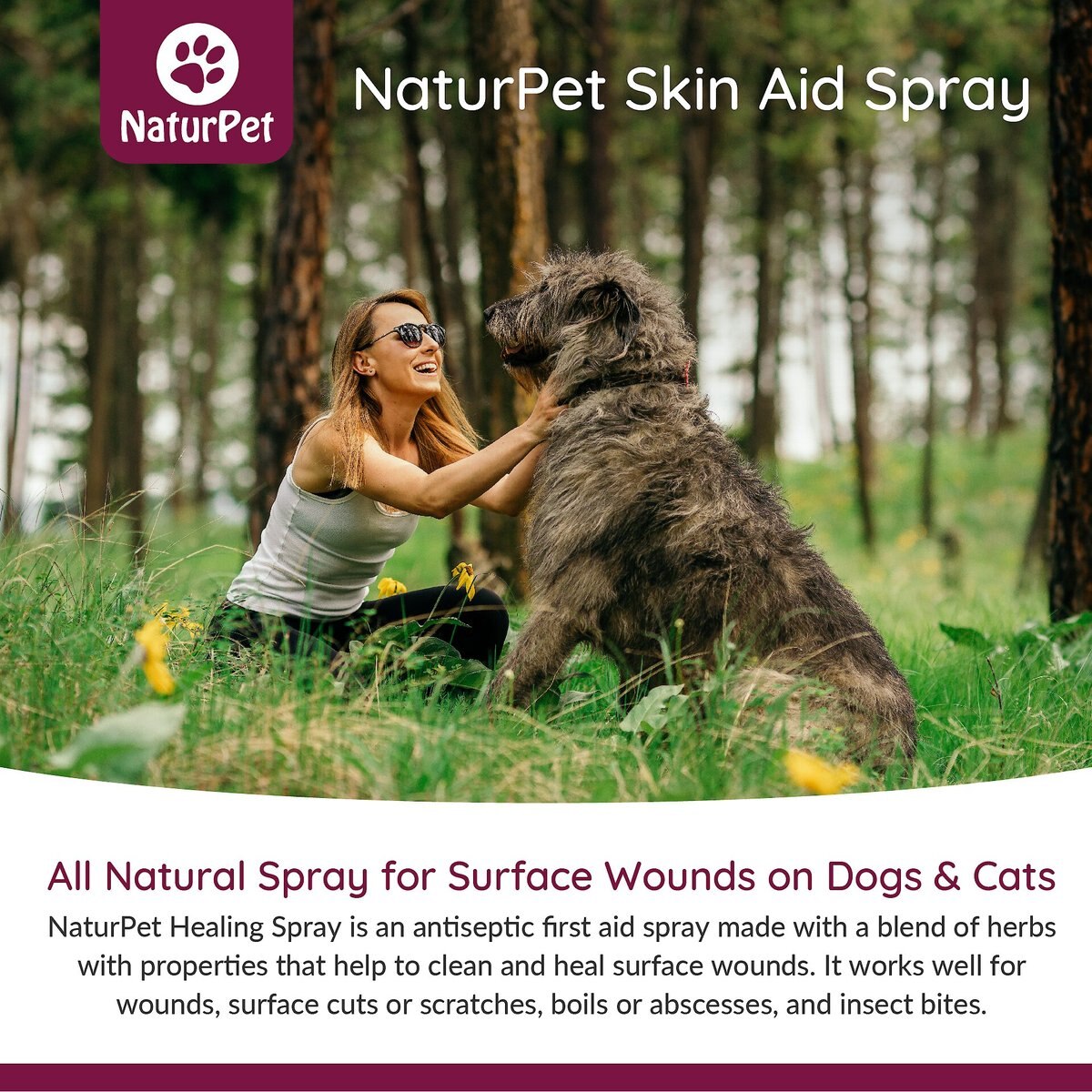 NaturPet Skin Aid Spray Pet Supplement