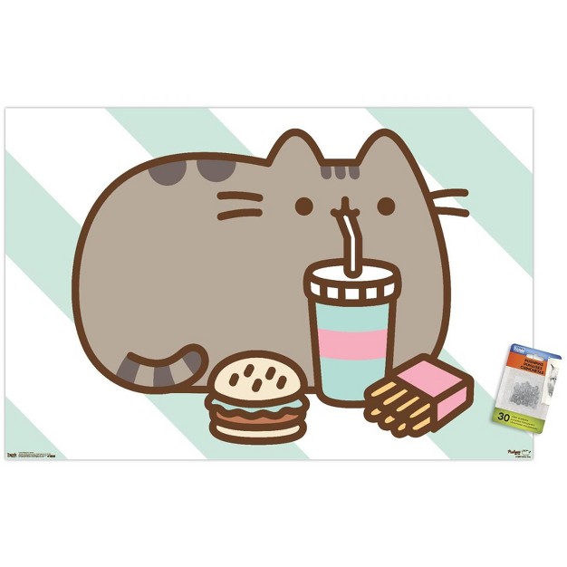 Trends International Pusheen Food Unframed Wall Poster Prints