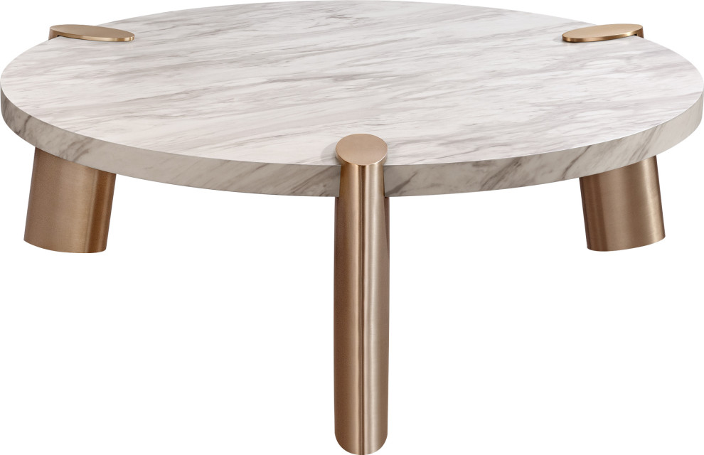 Mimeo Round Coffee Table   Contemporary   Coffee Tables   by HedgeApple  Houzz