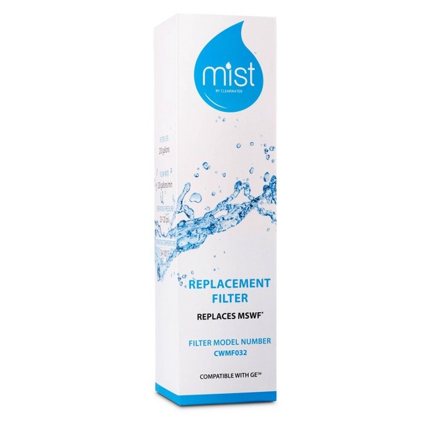 Mist Ge Mswf Compatible With Ge Mswf 101820a 101821b 101821 b Refrigerator Water Filter 2pk