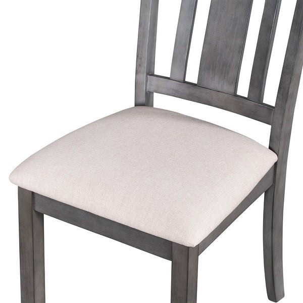 4 ergonomic wooden kitchen dining room chairs， set of 4