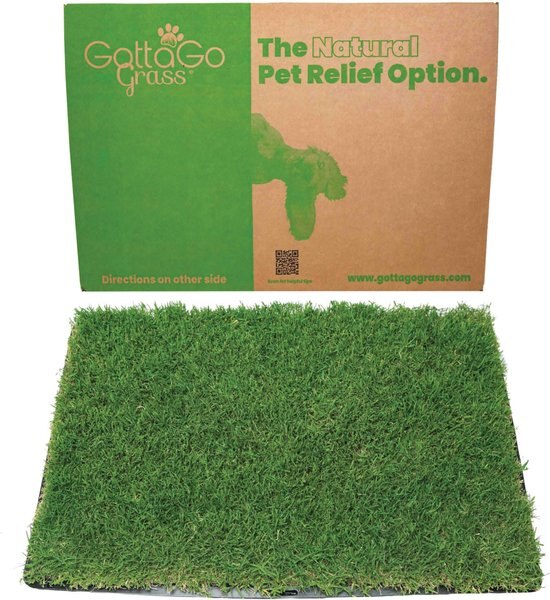 Gotta Go Grass The Natural Relief Dog Potty Pads， 16-in x 24-in