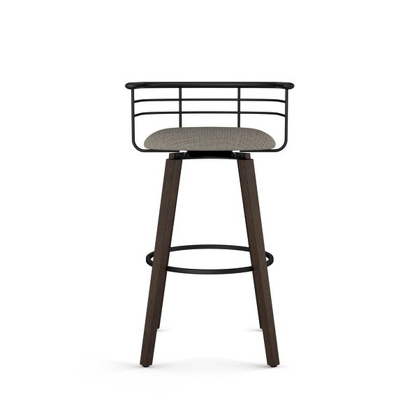 Amisco Colt Swivel Counter and Bar Stool