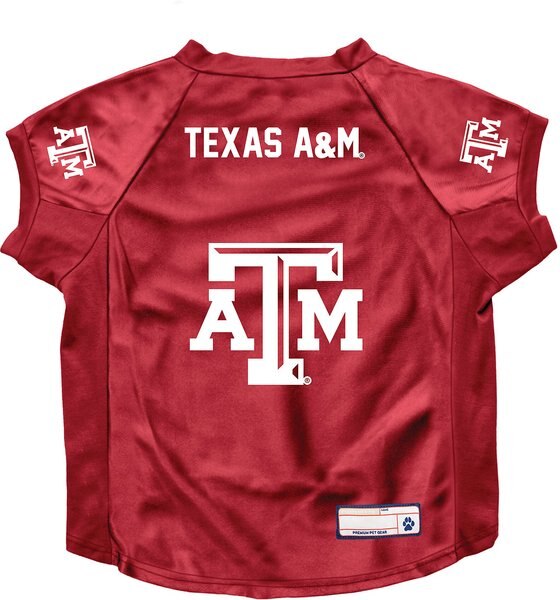 Littlearth NCAA Stretch Dog and Cat Jersey， Texas A and M University