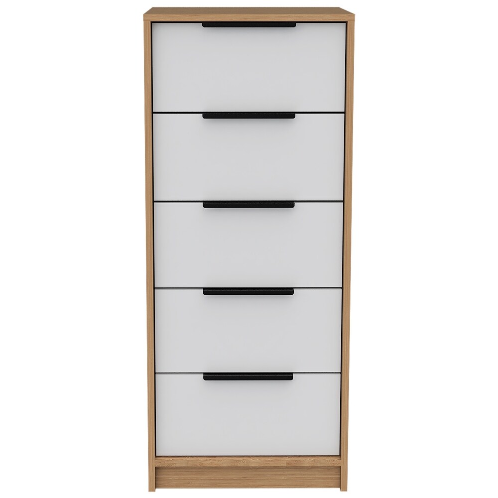 Contemporary Style 5 Drawers Dresser Chests for Bedroom  Storage Dressers Organizer for Bedroom  Living Room  Hallway