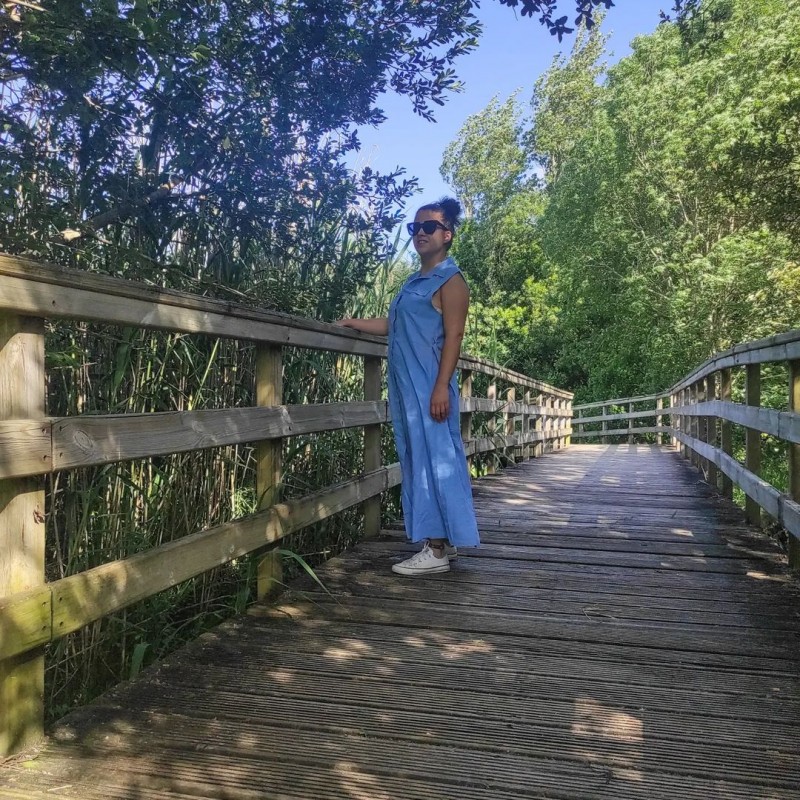 Sleeveless Turndown Collar Demin Button Up Belted Dress