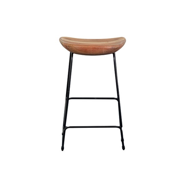 Porter Designs Neri Mid-Century Modern Solid Acacia Wood 18