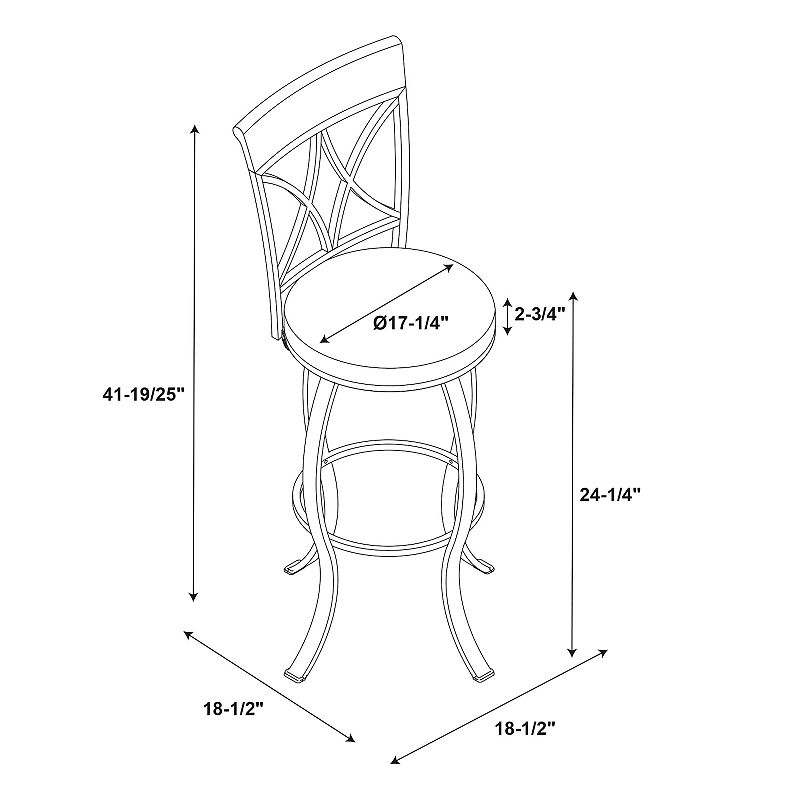 Linon Hamilton Counter Stool