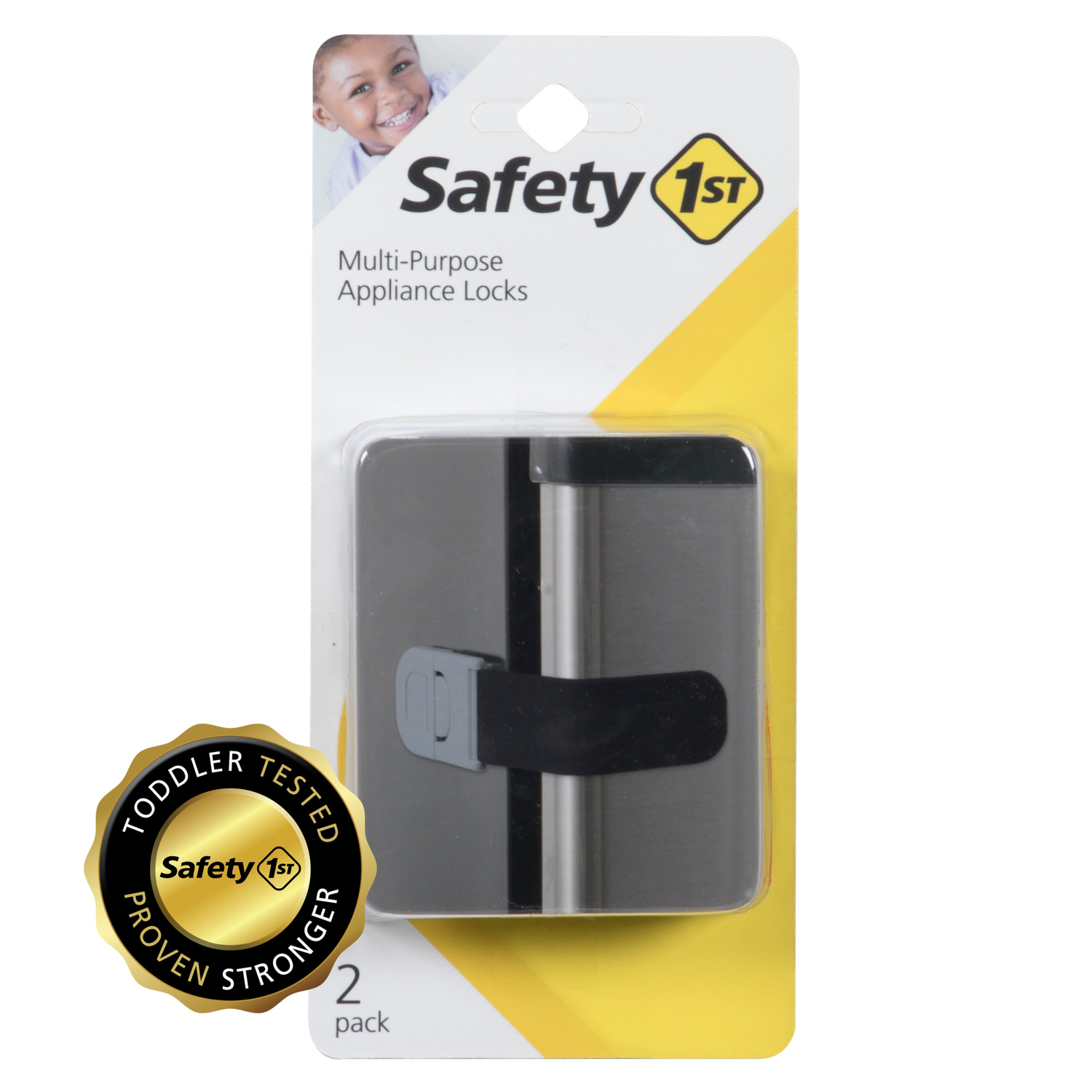 Safety 1st Black Plastic Appliance Latch 2 pk