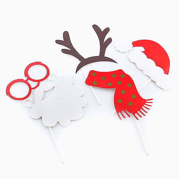 Christmas planet fun christmas photo accessories (pack of 5)