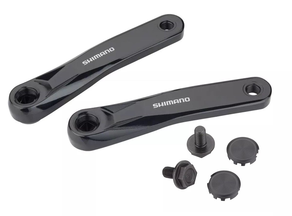 Shimano STEPS E5010 eBike Crank Arm Set - Black