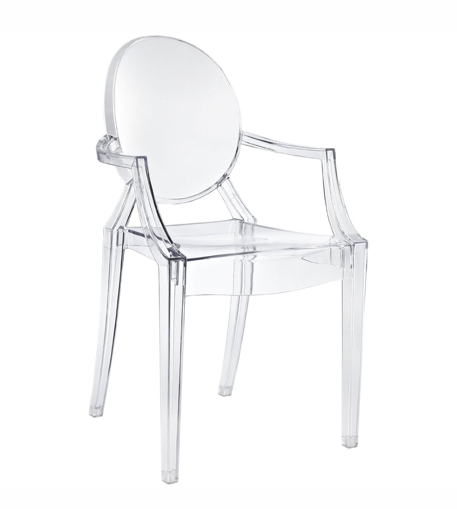 Acrylic Kristal Clear Arm Chair Kgt0004-Pc-099