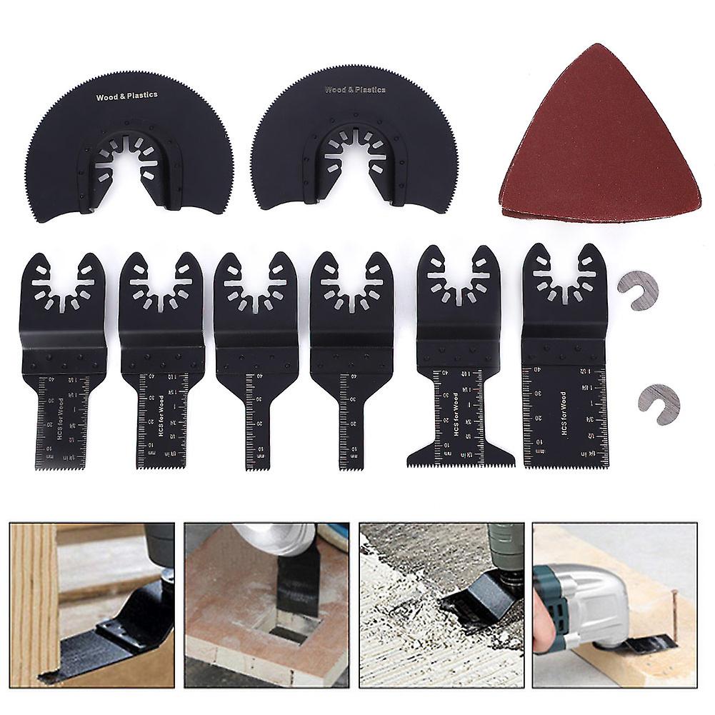 33pcs Universal Oscillating Multi Tool Saw Blades High-carbon Steel Cutting Tool For Wood Plastic