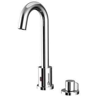 Speakman SENSORFLO Gooseneck AC Powered Single Hole Touchless Bathroom Faucet with Manual Override in Polished Chrome SF-9207