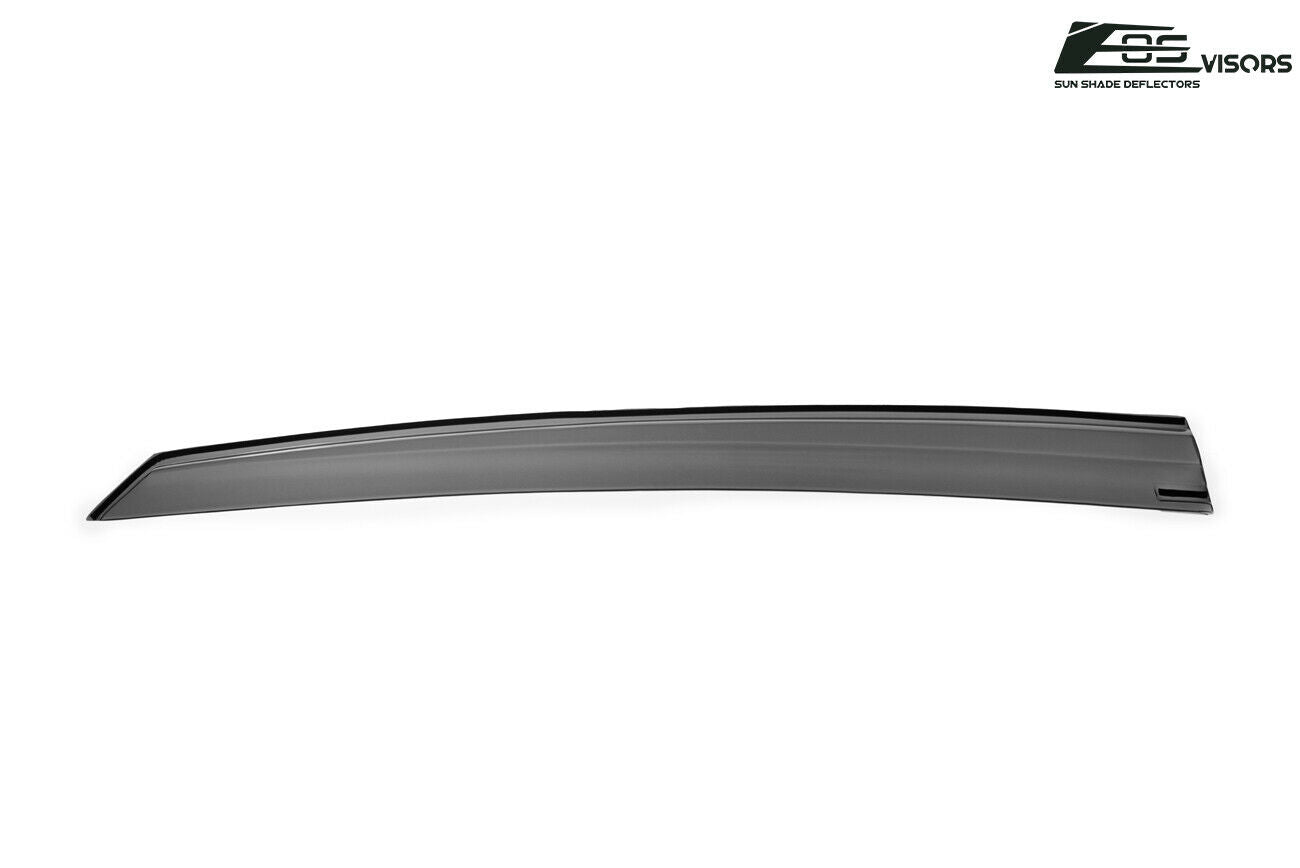 Extreme Online Store Replacement For 2011-2015 Kia Optima | EOS Visors JDM Mugen Style SMOKE TINTED Side Vents Rain Guard Window Deflectors DWV-V76