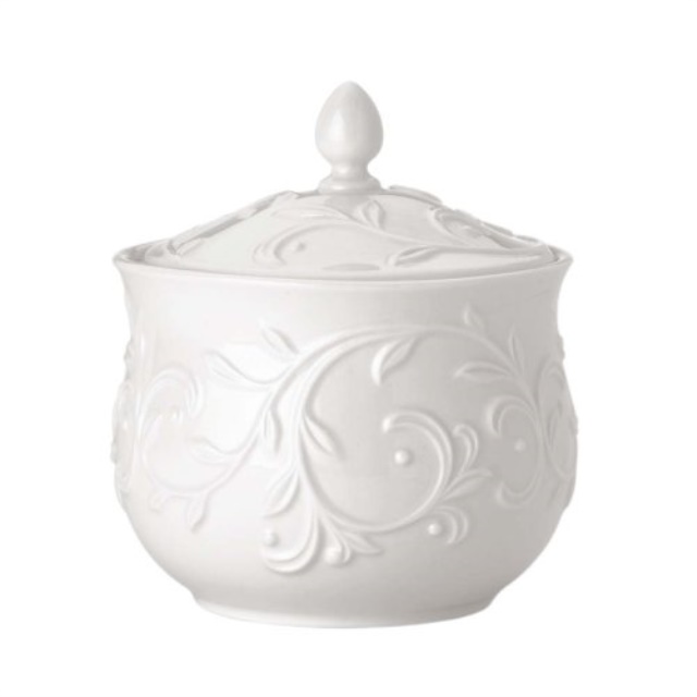 lenox opal innocence carved sugar bowl - 806684