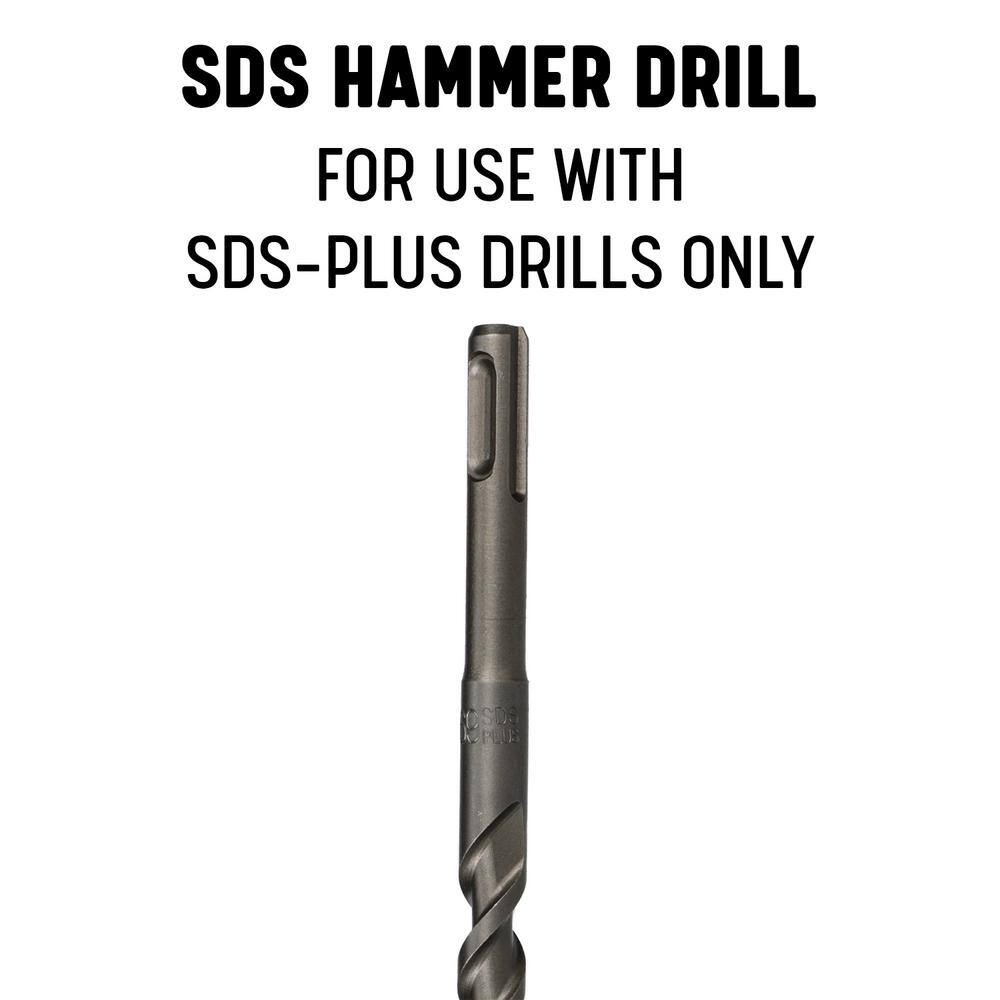 Drill America 58 in. x 18 in. Carbide Tipped SDS-Plus Masonry Hammer Drill Bit SDS5818