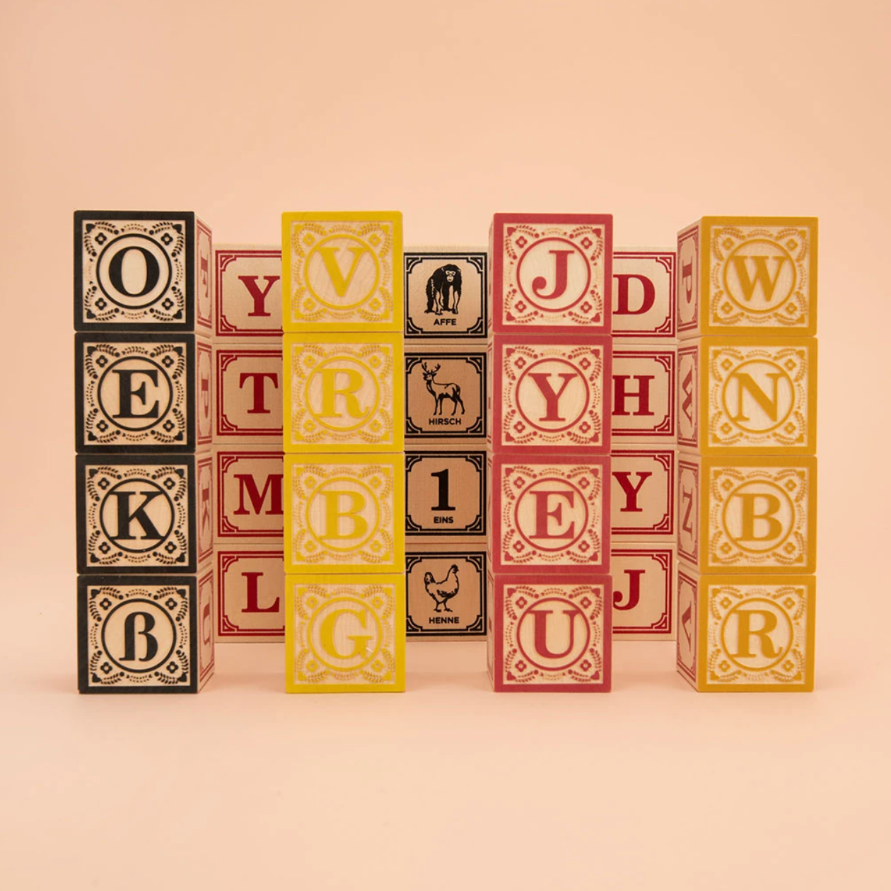 German Wooden ABC Blocks by Uncle Goose